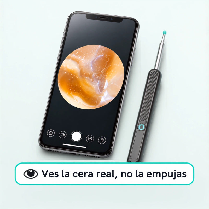 Ves la cera real, no la empujas