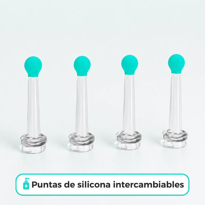 Puntas de silicona intercambiables