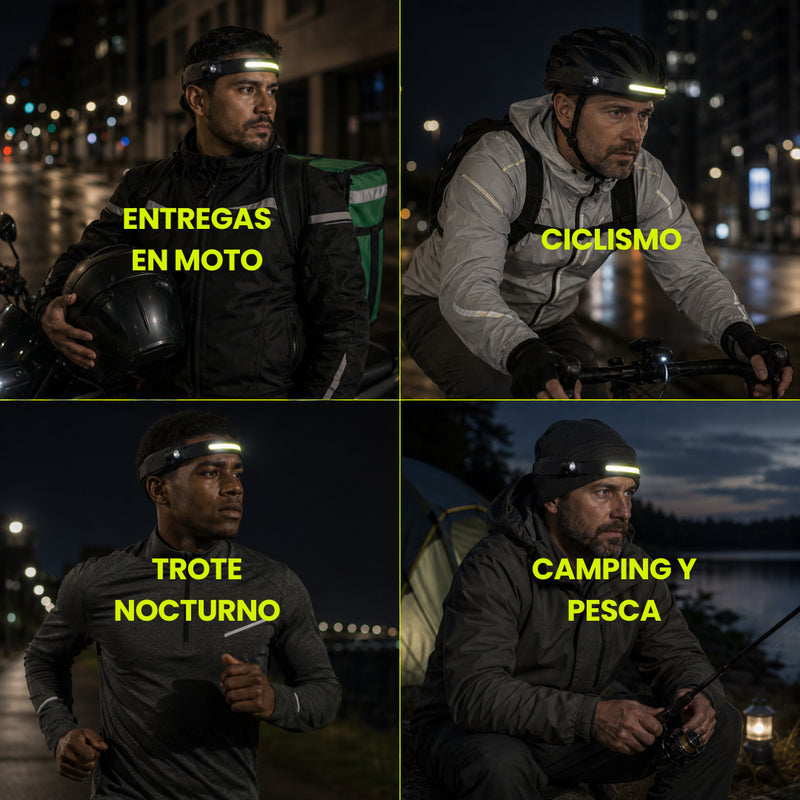 Corredores · Campistas · pescadores ·  Excursionistas