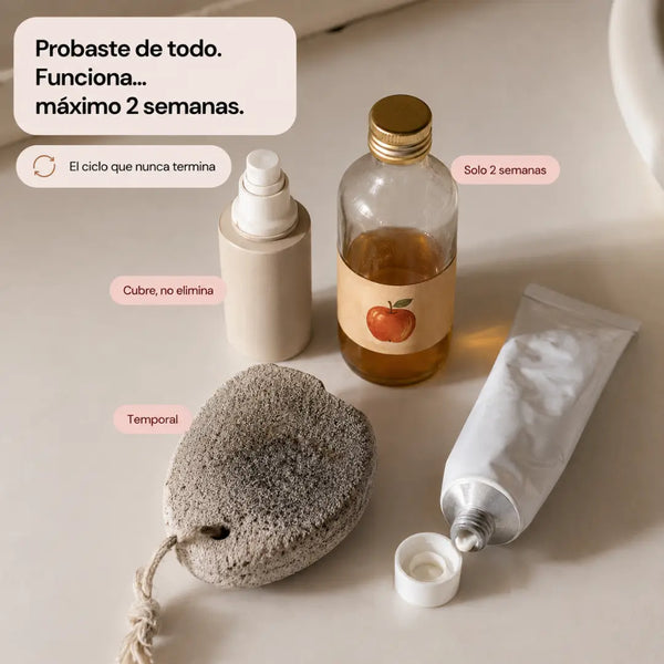Probaste desodorante, piedra pómez, vinagre... y funciona...