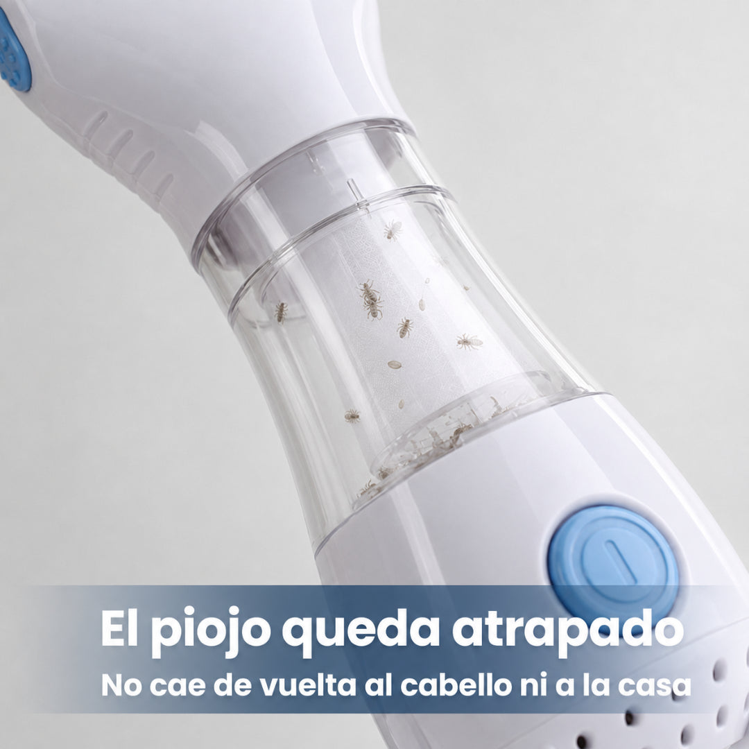 PioVac™ - Cepillo eléctrico que aspira piojos y liendres