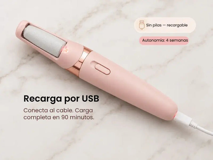 🔋 Recarga por USB