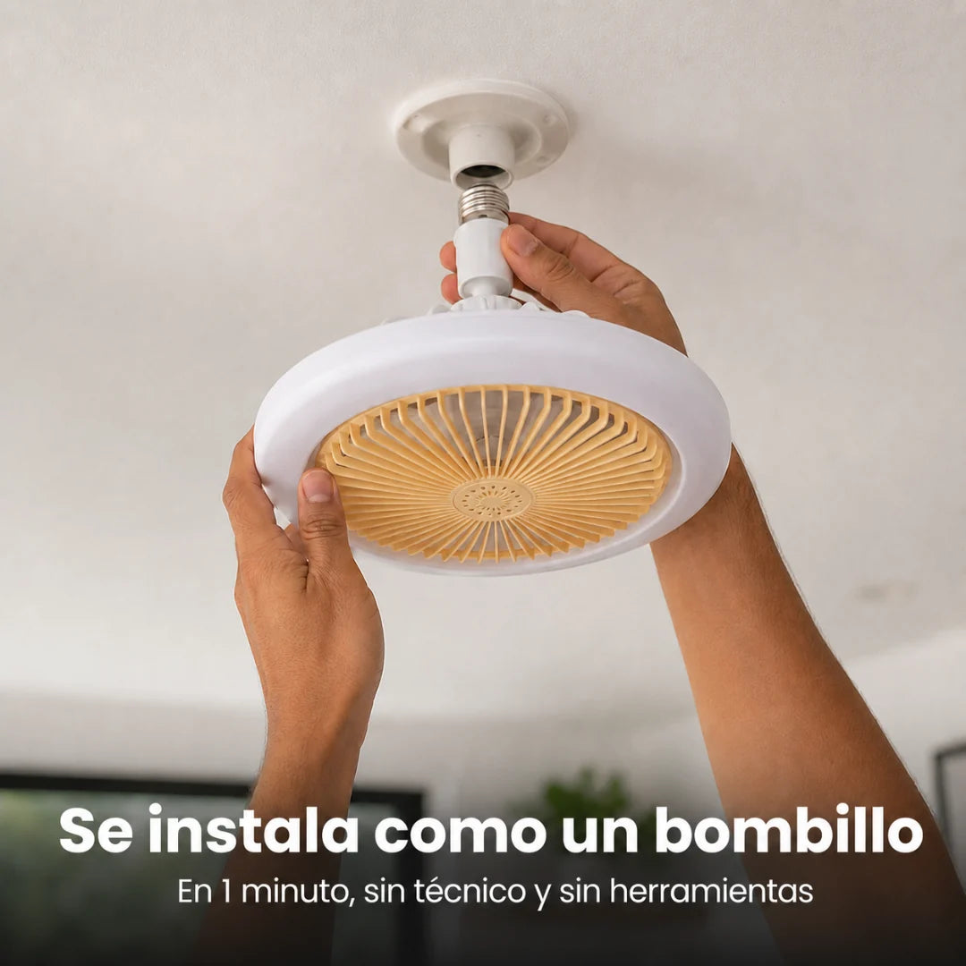 Se instala como un bombillo en 1 minuto, sin técnico y sin herramientas