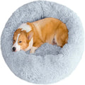 Cama Redonda de Felpa para Mascotas